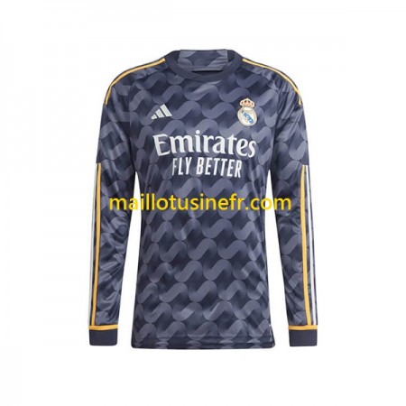 Maillot de Foot Real Madrid Extérieur 2023-24 Manches Longues Maillot de Foot Real Madrid Extérieur 2023-24 Manches Longues
